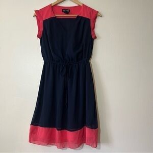 ENFOCUS Petite Two Tone Dress Size 4P